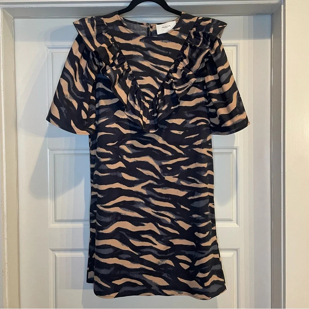 MUNTHE River Dress Caramel Size 34/US 4